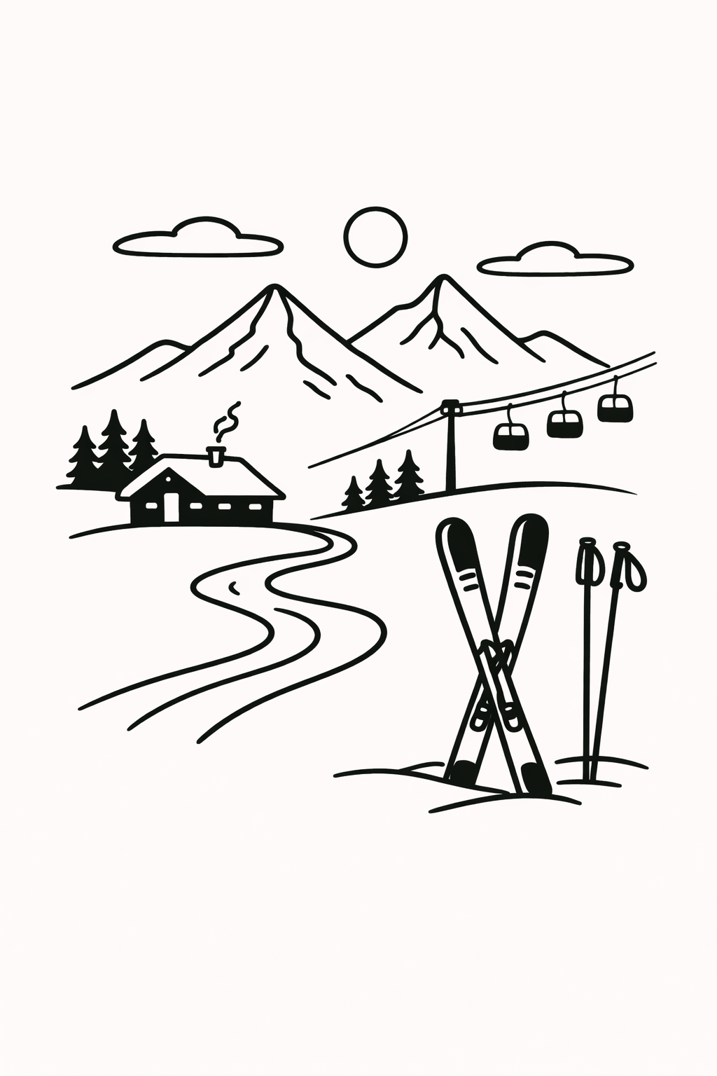 T-shirt collection paysages